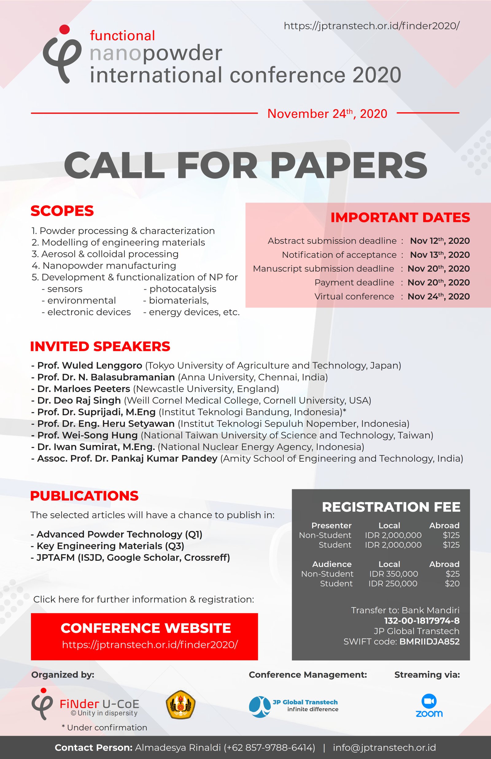 FiNDeR 2020 Call for Papers - Forum on Renewable Energy and Development Research invitation for academic paper submissions